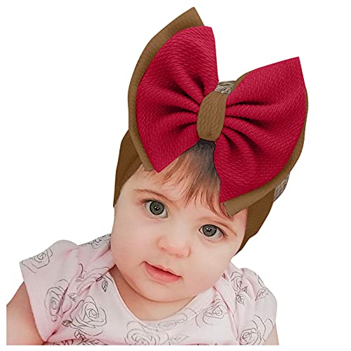 פעוט תינוק בנות סרט תינוק סרטי ראש ניגודיות בנות אביזרי כובע 1 מחשב נמתח צבע ותינוק דברים