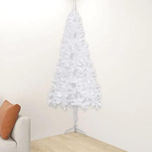 פינת וידקסל מלאכותית עץ חג המולד לבן 47.2 PVC