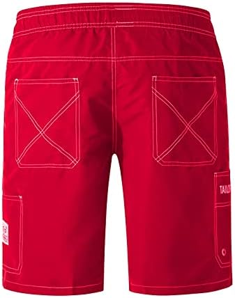 מכנסי ספורט מזדמנים ביתיים בצבע אחיד רופף מכנסיים מרובי כיסים מכנסיים חוף גלישה