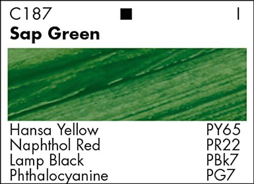גודל צבע אקרילי של אקדמיה גרומבכר גודל: 254 גרם, ירוק מוהל