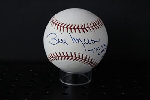 ביל מלטון חתם על חתימת בייסבול אוטומטית PSA/DNA AL56496 - כדורי בייסבול חתימה