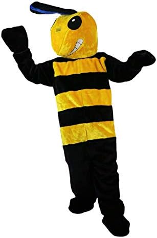 Bee Beeebee Apidae Apis Apis תלבושות מצוירת קמע קומם עם מסכה למסיבת קוספליי למבוגרים ליל כל הקדושים