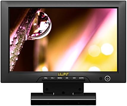 Lilliput FA1013-NP/H/Y/S 10.1 צג מצלמה LCD עם קלט 3G-SDI, HDMI/YPBPR קלט כדי להתחבר למצלמת וידאו מלאה של HD, LCD 16: 9 יחס רוחב, מקסימום 1920X1080 פיקסלים, כמצב משנה מתי ניטור CCTV CCTV או לעשות סרטים