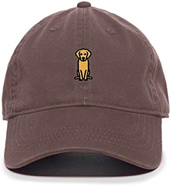 גולדן רטריבר כלב בייסבול כובע רקום כותנה מתכוונן אבא כובע