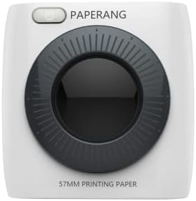 Paperang P2 304DPI Bluetooth נייר תרמי נייד מיני מדפסת מדפסת תרמית מדפסת כיס תואם ל- iOS/אנדרואיד להדרכה, הערות, כיף, עבודה+6 גלילים בחינם
