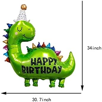 6 יחסי דינוזאור דינוזאור בלוני נייר כסף למסיבת יום הולדת דינוזאור בלון סט לפרא פרוע מקלחת אחת מקלחת ג'ונגל ספארי עולם בעלי חיים עם חיות עולם עיצוב