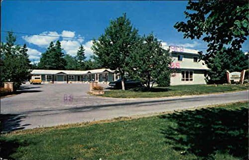 Wildwood Motel Shelburne, Nova Scotia NS Canada מקורי גלויה וינטג '1979