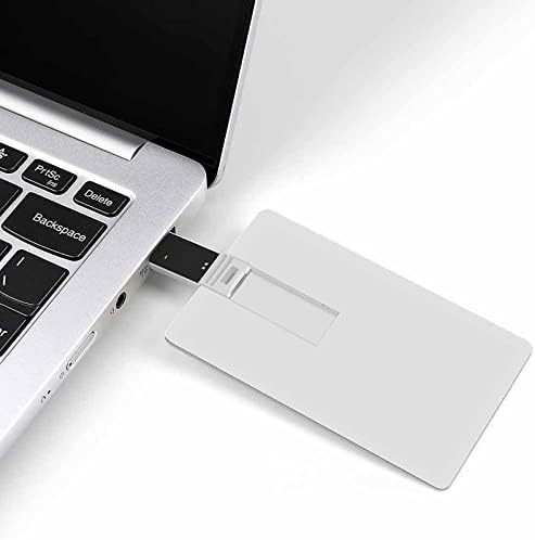 פינק פלמינגו ציפור USB כונן אשראי עיצוב כרטיסי USB פלאש כונן דיסק כונן אגודל 64 גרם