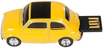 AutoDrive Fiat 500 צהוב 16 ג'יגה -בייט זיכרון פלאש USB 19097