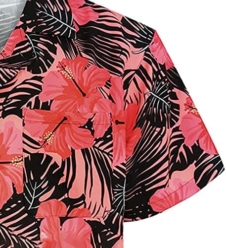 2023 חולצות הוואי חדשות לגברים שרוול קצר בכושר רגיל חולצות פרחים חולצות שרוול ארוך חולצות אחיות