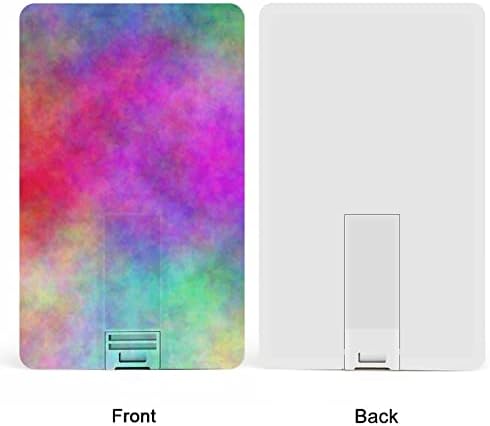 תקציר קשת בצבעי ענן כרטיסי אשראי USB כונני פלאש בהתאמה אישית מזיכרון מפתח מתנות תאגידיות ומתנות לקידום מכירות 32 גרם