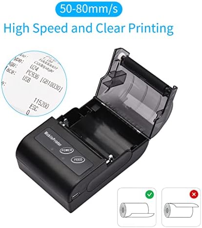 DSFEN MINI נייד מדפסת תרמית 2 אינץ