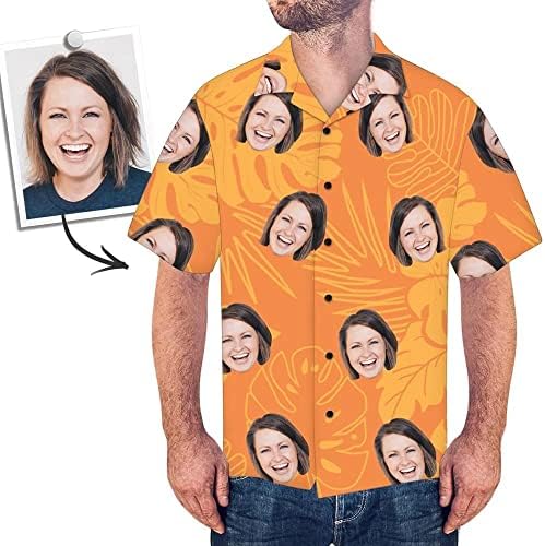 חולצת הוואי פוד מקסימה לגברים נשים חולצת פנים בהתאמה אישית, תמונה בהתאמה אישית עם מתנה ארהב חולצה הוואי לגברים נשים